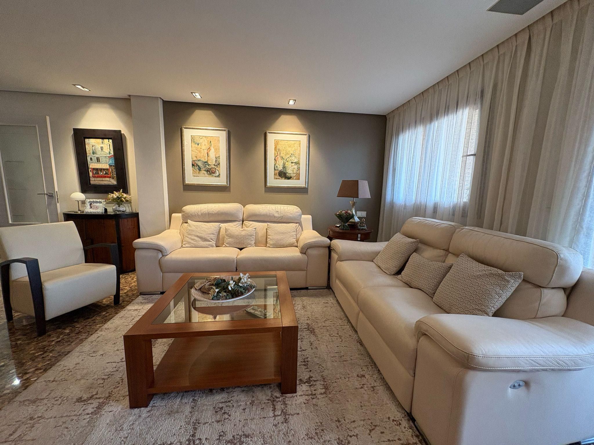 Sala de estar de Piso en venta en  Valencia Capital con Aire acondicionado y Balcón
