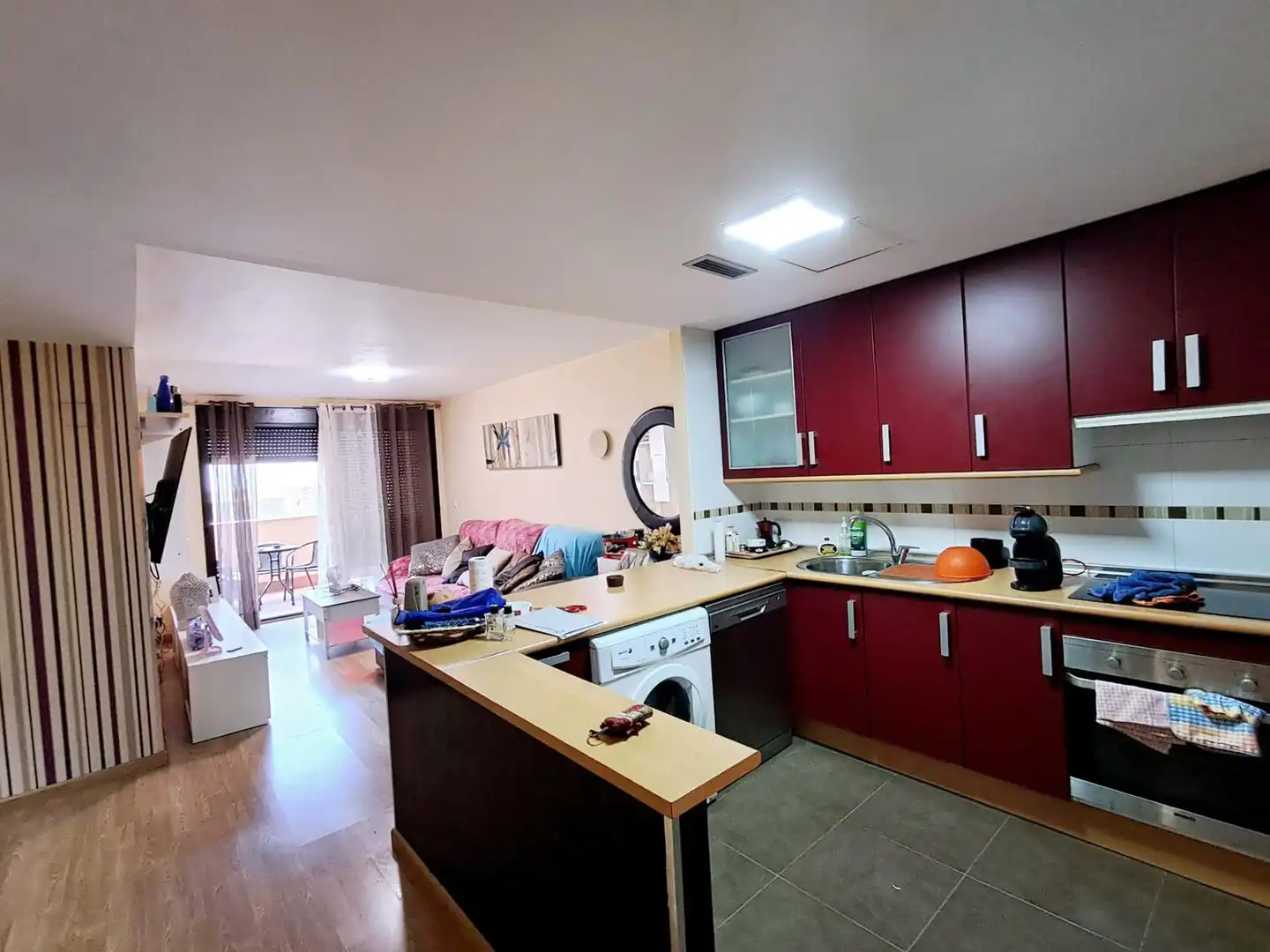 Kitchen of Apartments for sale in Águilas  with Air Conditioner, Heating and Furnished