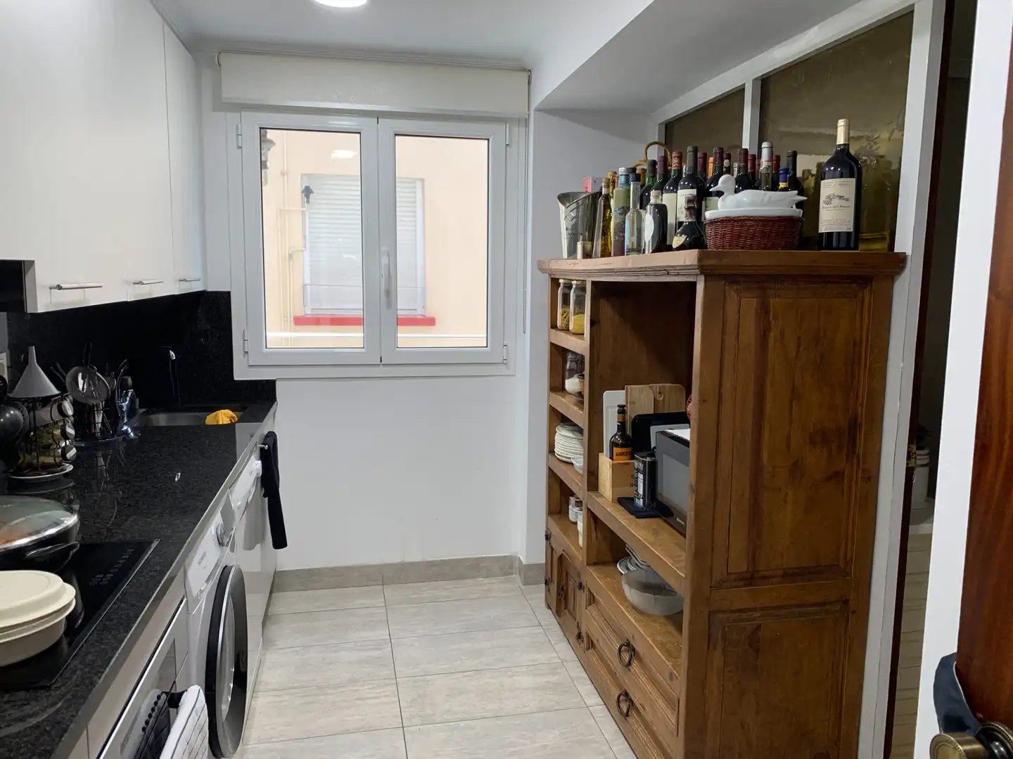Kitchen of Flat for sale in Irun   with Heating and Furnished