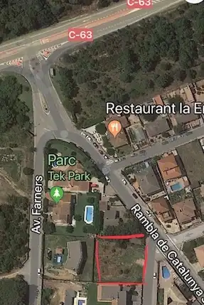 Wohnbaugrundstück zum Verkauf in Carrer Masnou 30
