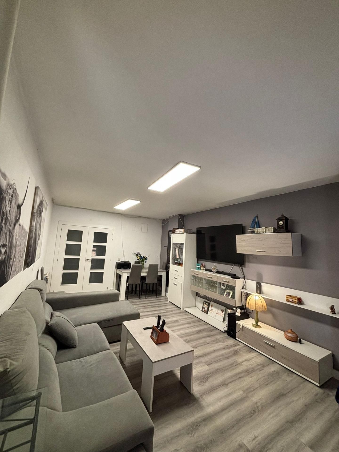 Living room of Flat for sale in  Albacete Capital  with Heating, Storage room and Balcony