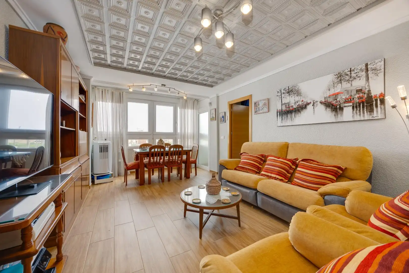 Living room of Apartments for sale in Torrevieja  with Heating, Terrace and Furnished