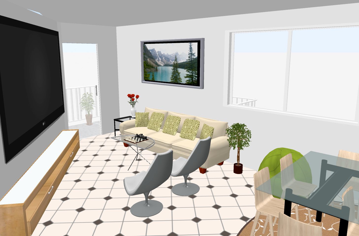 Living room of Flat for sale in Alcorcón  with Heating, Terrace and Alarm