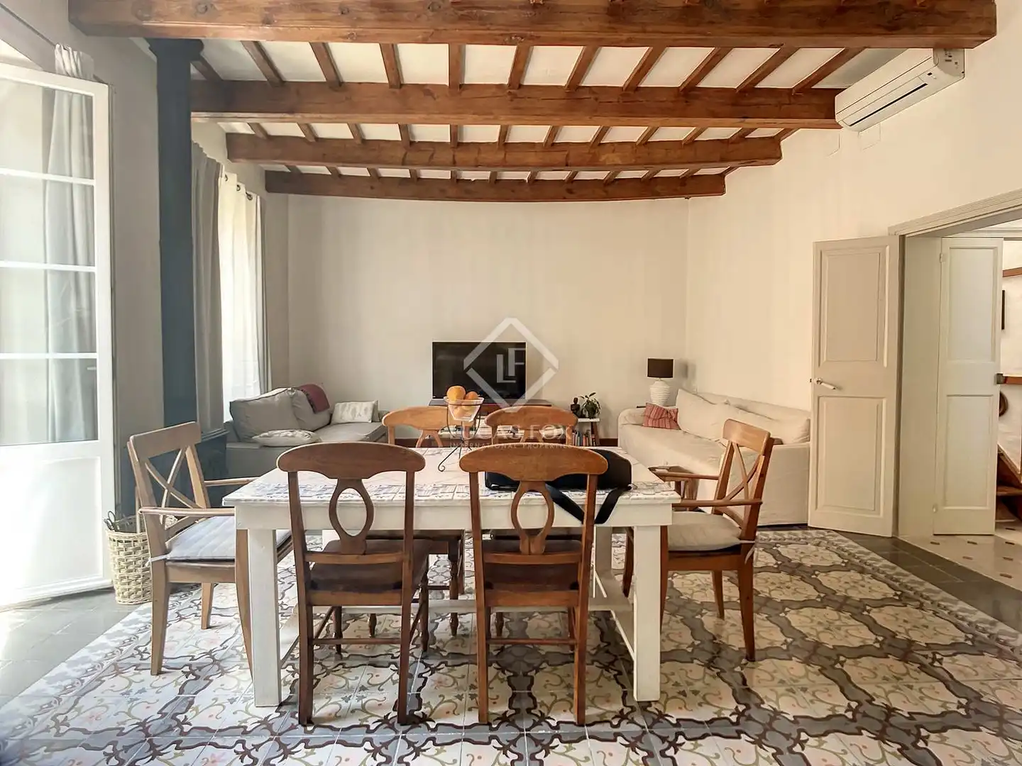 Dining room of Houses for sale in Maó - Mahón  with Air Conditioner, Heating and Parquet flooring