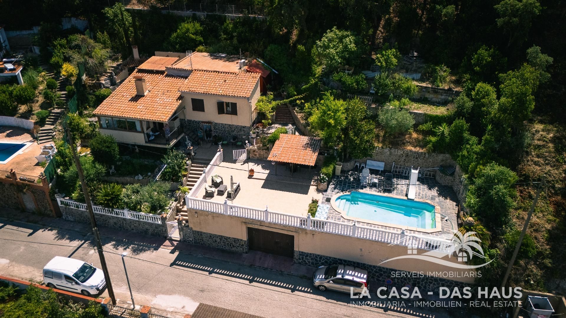 Exterior view of House or chalet for sale in Lloret de Mar  with Heating, Private garden and Terrace