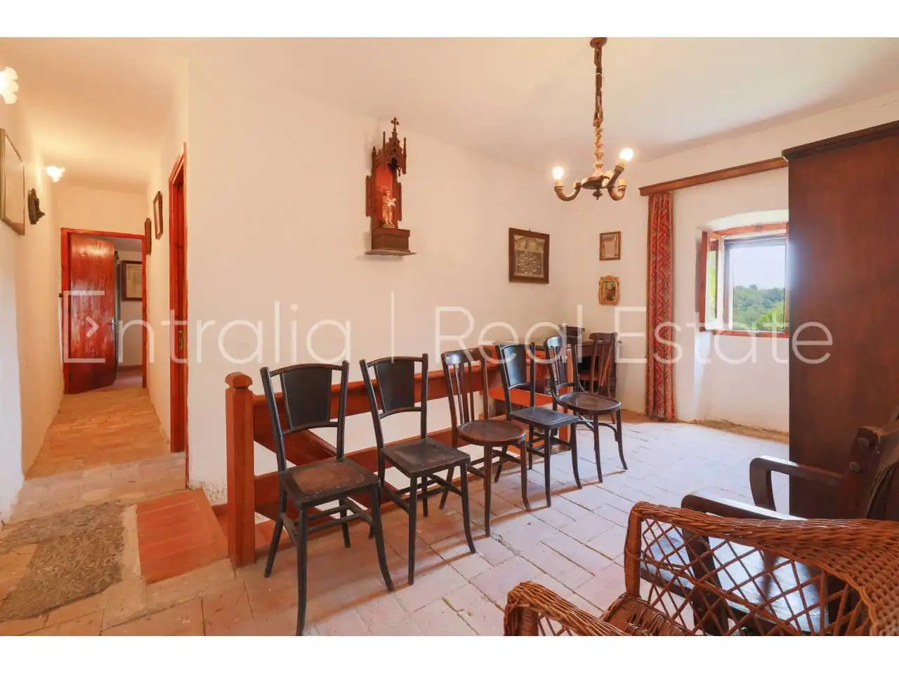 Comedor de Finca rústica en venta en Celrà con Jardín privado