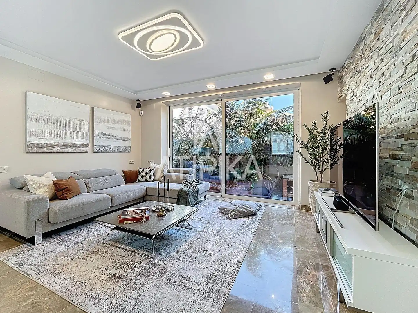 Sala de estar de Casa o chalet de alquiler en Castelldefels con Aire acondicionado, Calefacción y Terraza