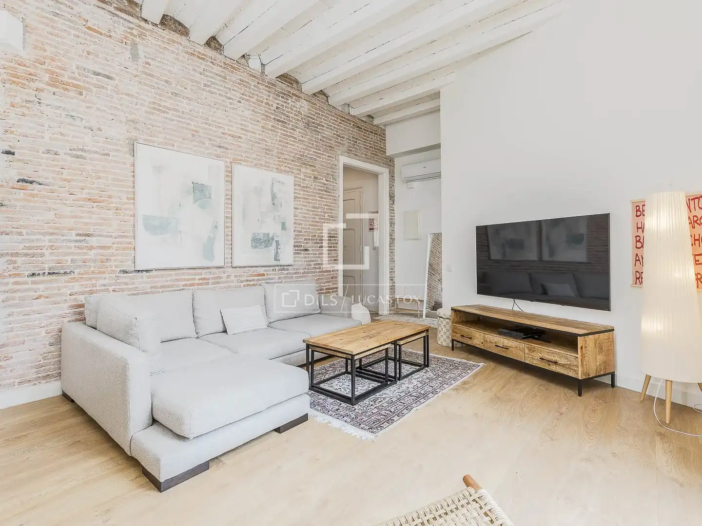 Sala de estar de Piso en venta en Barcelona con Aire acondicionado, Calefacción y Parquet