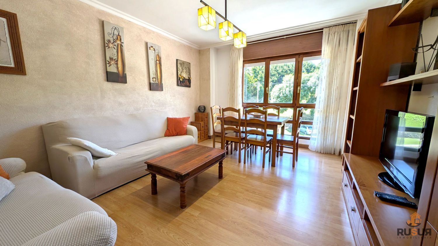 Living room of Flat for sale in Corvera de Toranzo  with Heating, Storage room and Balcony