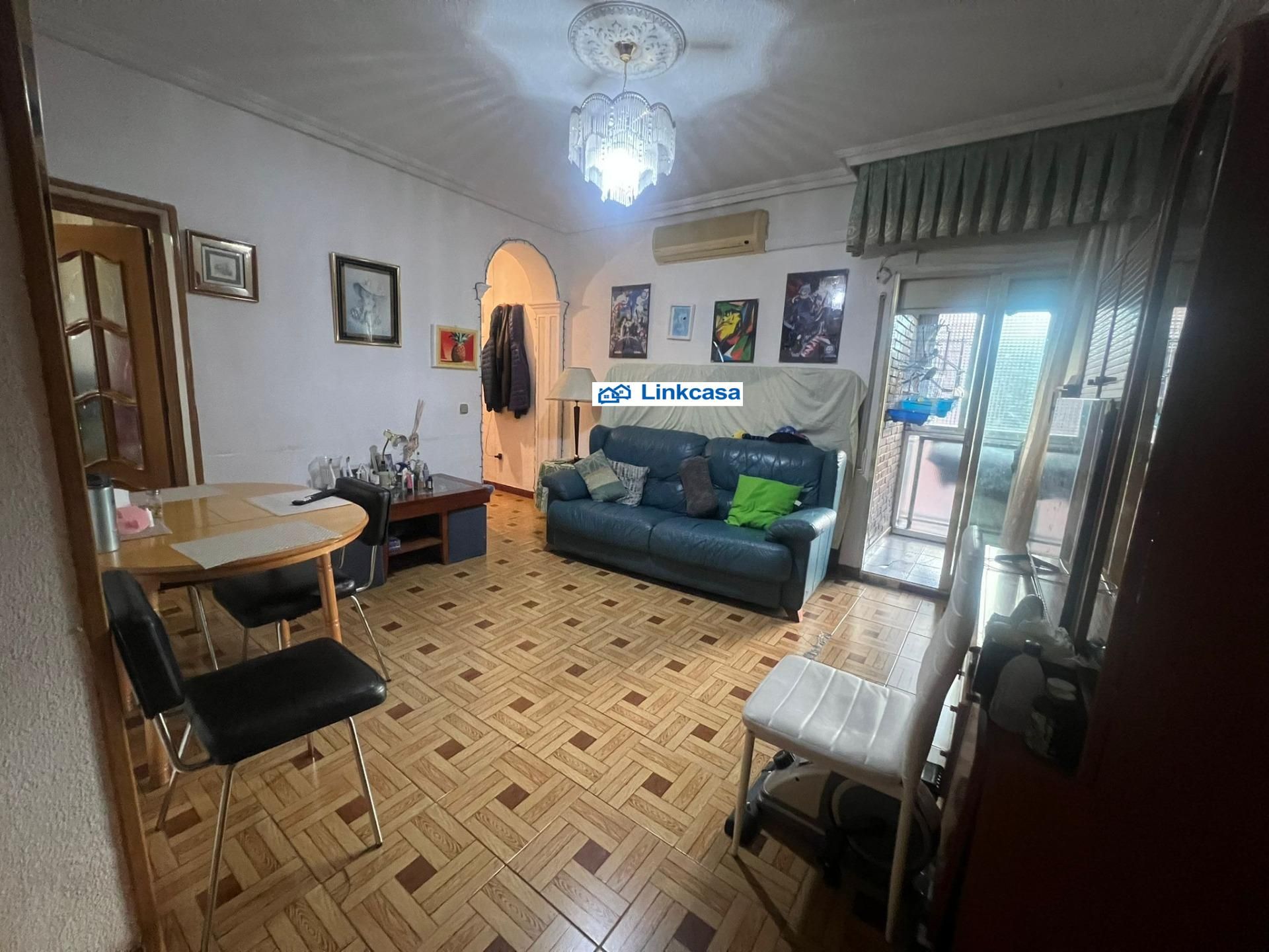 Living room of Flat for sale in  Madrid Capital  with Air Conditioner and Heating