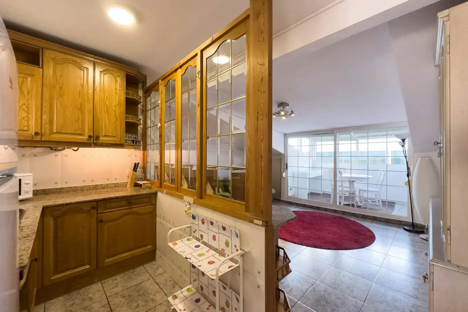 Kitchen of Flat for rent in Barcelona  with Air Conditioner, Heating and Furnished