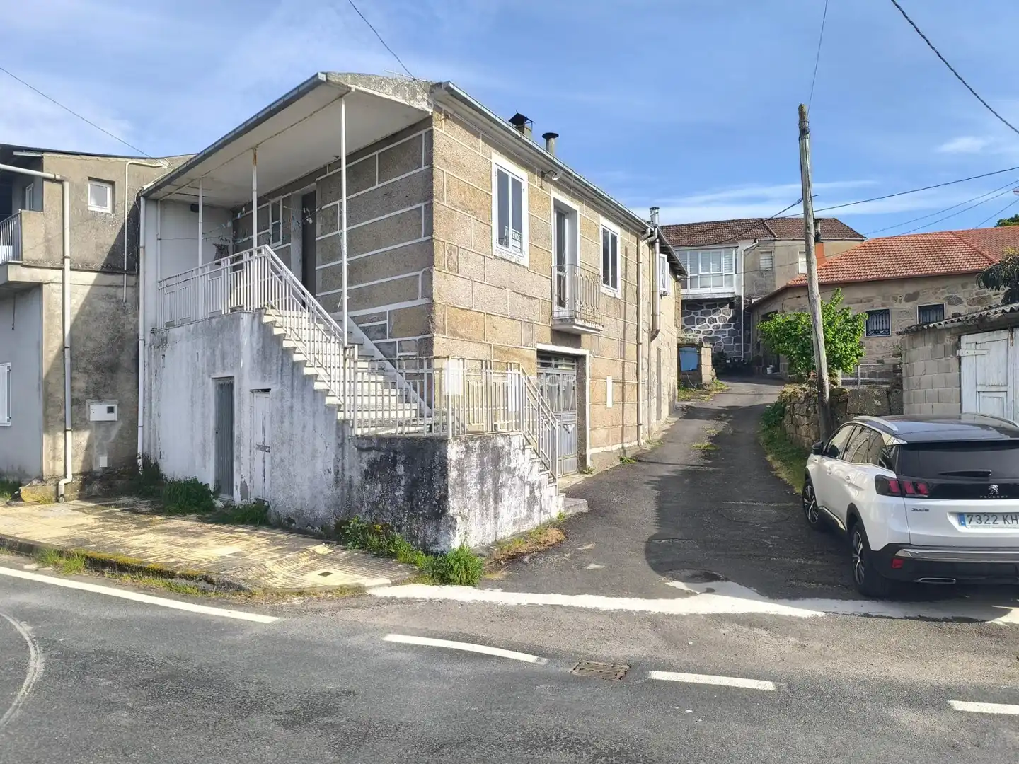 Vista exterior de Casa o chalet en venta en Trasmiras