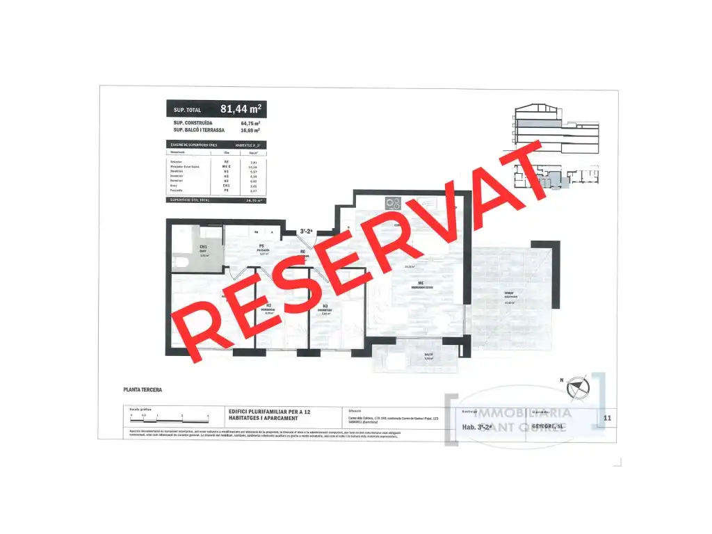 Piso en venta en Sabadell