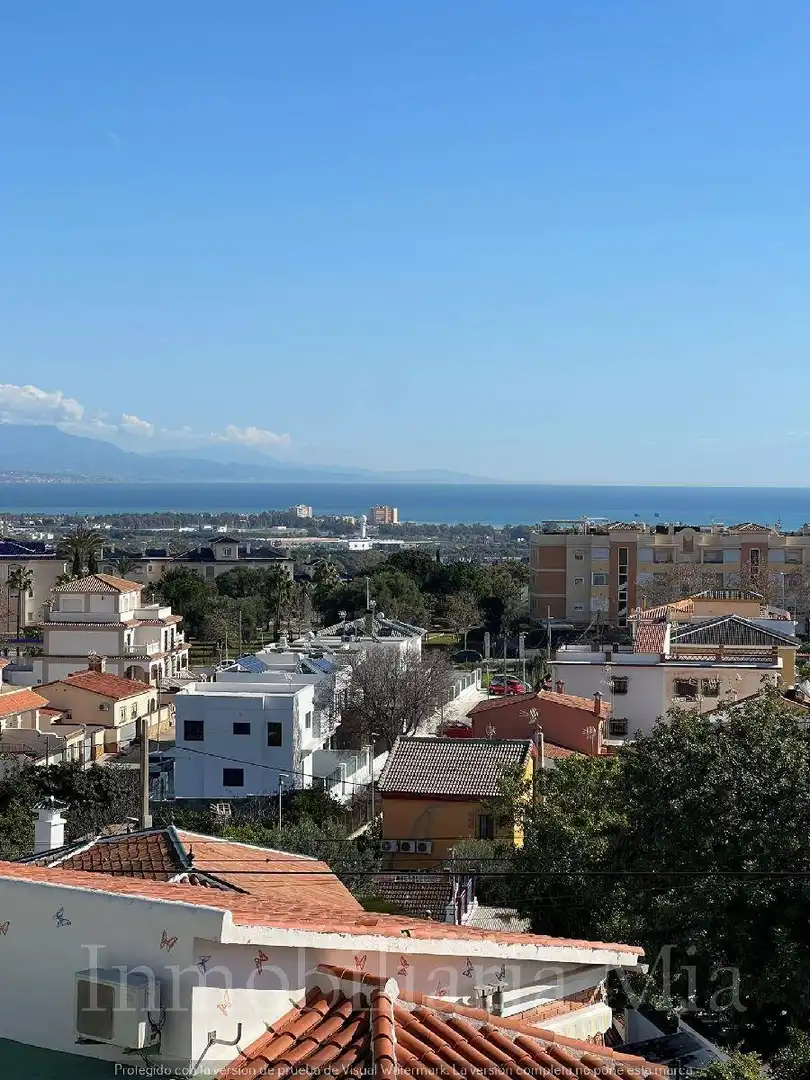 Exterior view of Houses for sale in Málaga  with Air Conditioner, Private garden and Terrace