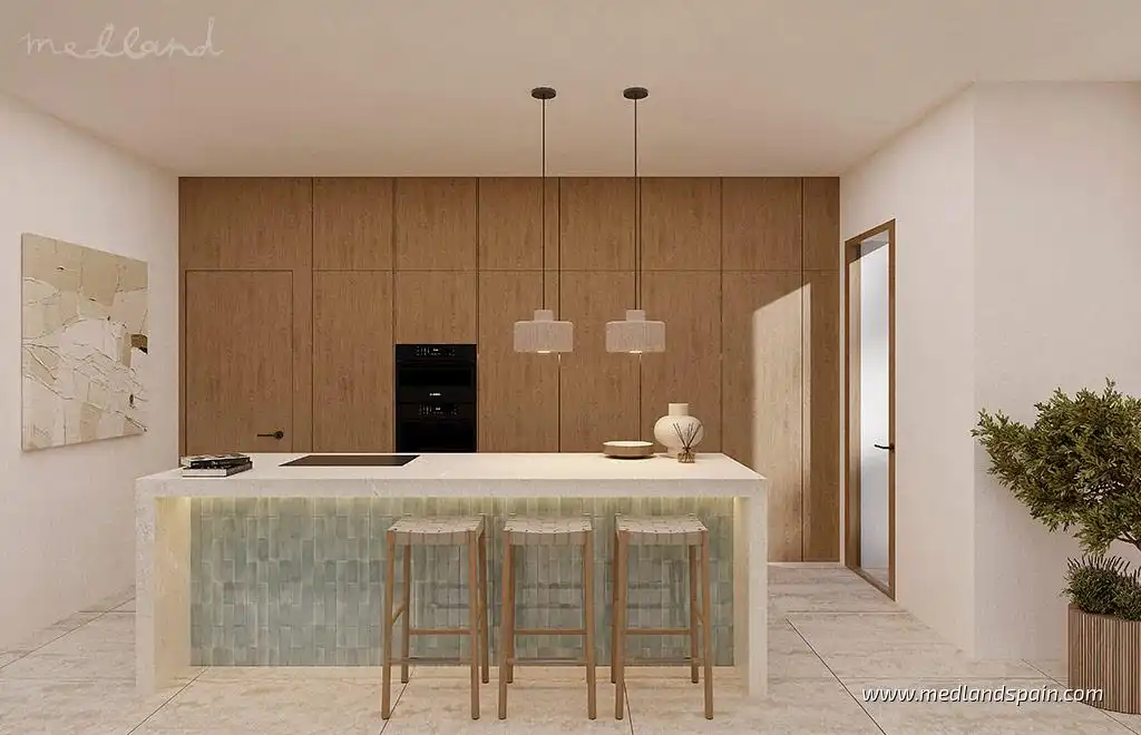 Cocina de Casa o chalet en venta en Benissa con Aire acondicionado, Calefacción y Jardín privado