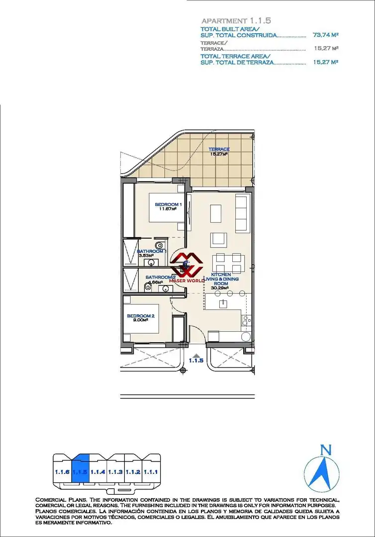 Apartamento con piscina en venta en Las Lomas de Rame - Bahía Bella, imagen 14