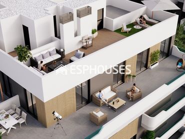 Ático con balcón en venta en Santa Pola ciudad