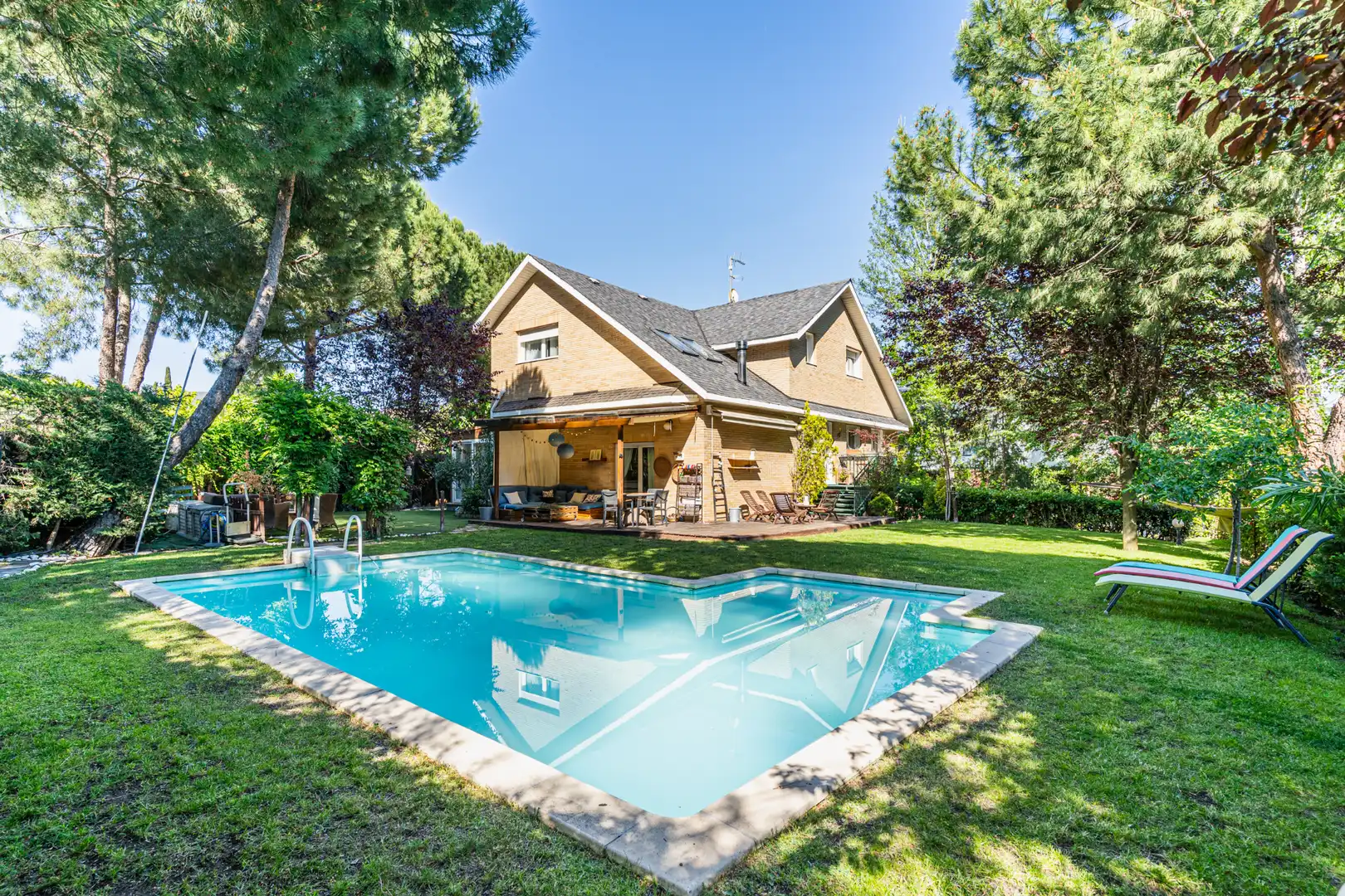 Jardín de Casa o chalet en venta en Las Rozas de Madrid con Aire acondicionado, Calefacción y Jardín privado