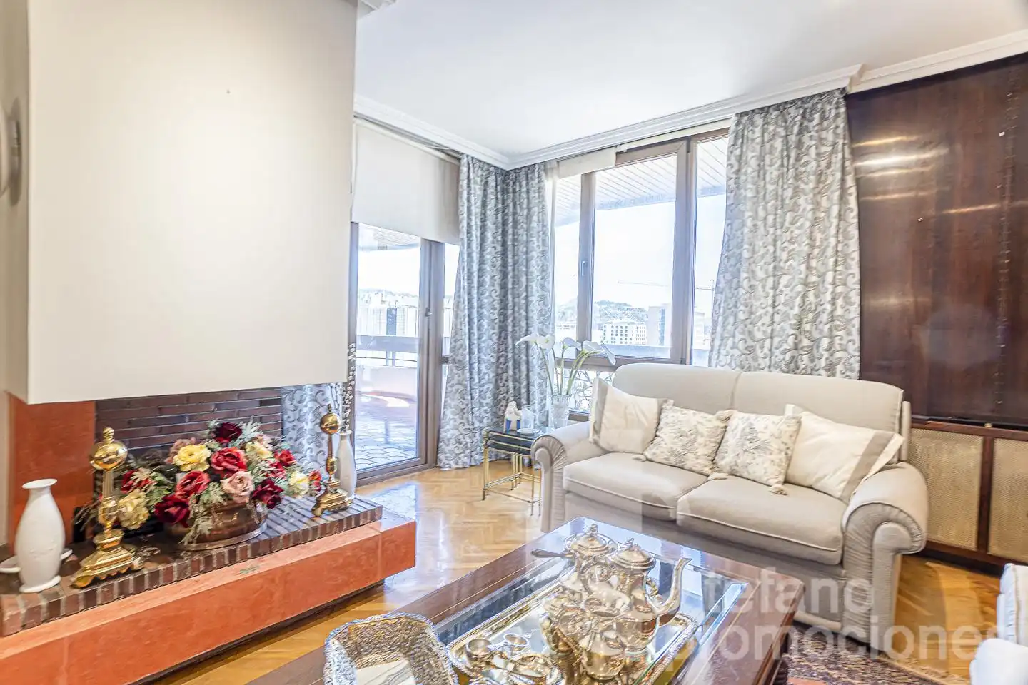 Sala de estar de Piso en venta en Málaga con Aire acondicionado, Parquet y Terraza