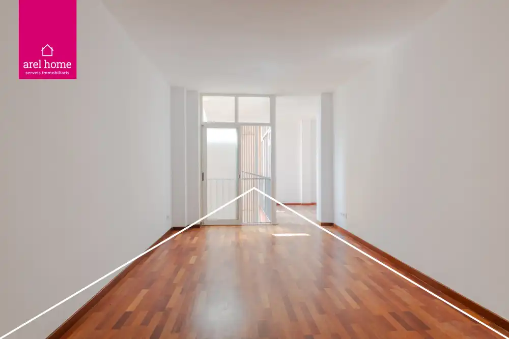 Sala de estar de Piso en venta en Esplugues de Llobregat con Calefacción, Parquet y Balcón