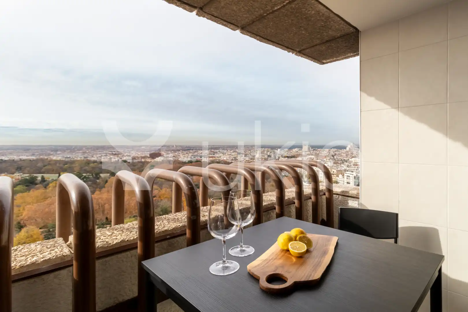 Terraza de Apartamento de alquiler en Madrid con Aire acondicionado, Calefacción y Amueblado