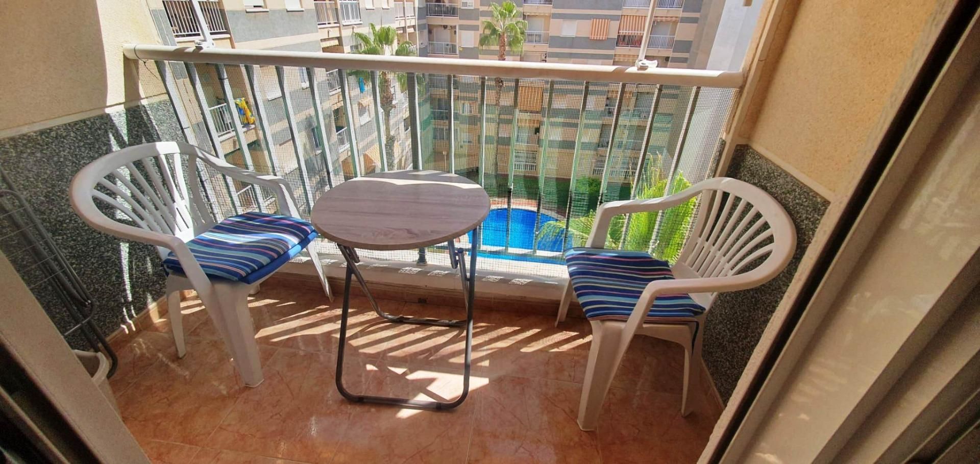 Balcony of Flat for sale in Torrevieja  with Terrace, Balcony and Community pool