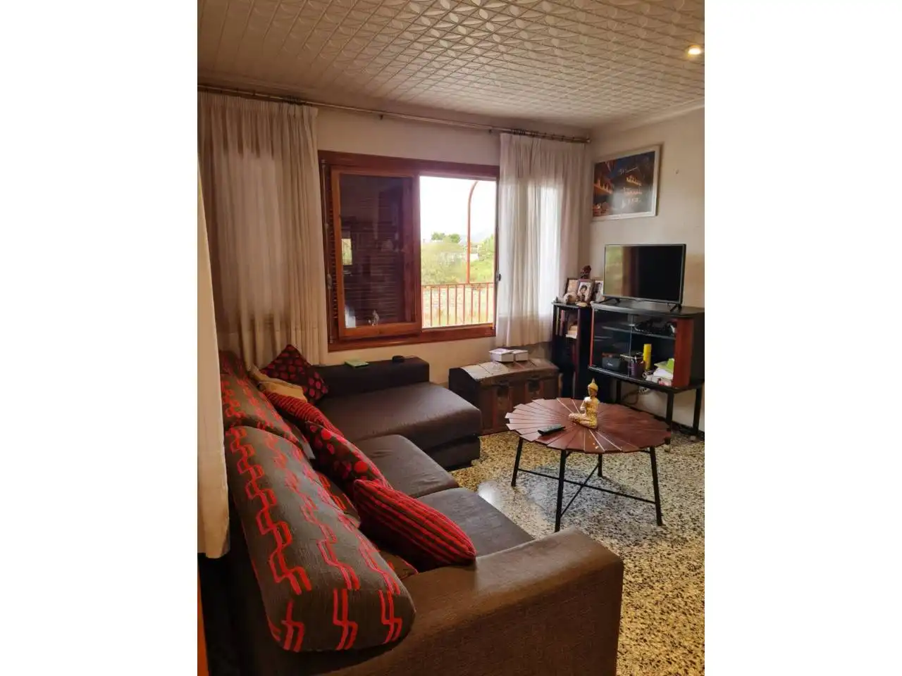 Sala de estar de Casa o chalet en venta en Petrer con Jardín privado, Terraza y Piscina