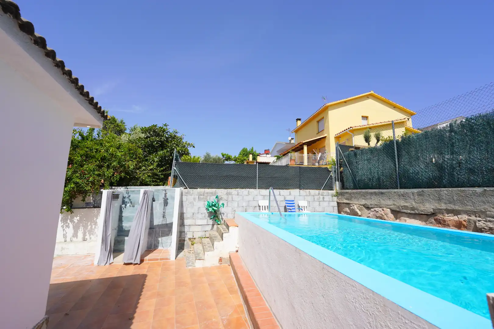 Piscina de Casa o xalet en venda en Bigues i Riells del Fai amb Calefacció, Terrassa i Piscina