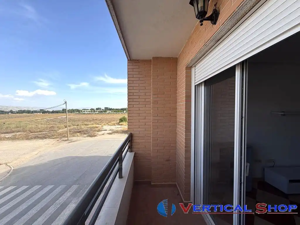 Balcony of Flat for sale in Caudete  with Air Conditioner, Heating and Storage room