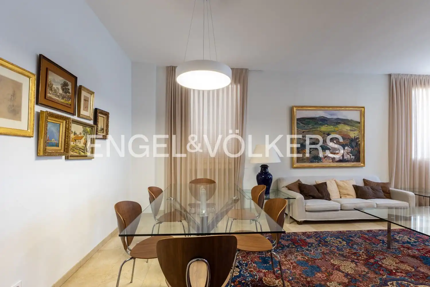 Comedor de Piso de alquiler en Valencia con Aire acondicionado, Calefacción y Amueblado