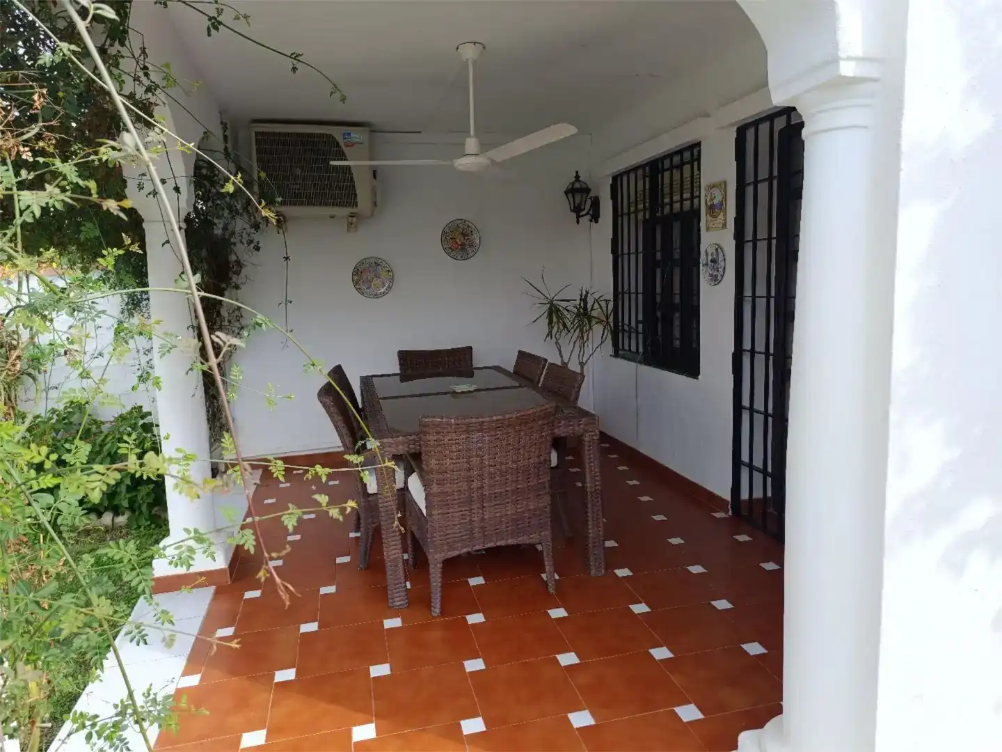 Terrace of Houses for rent in Mijas  with Air Conditioner, Private garden and Furnished