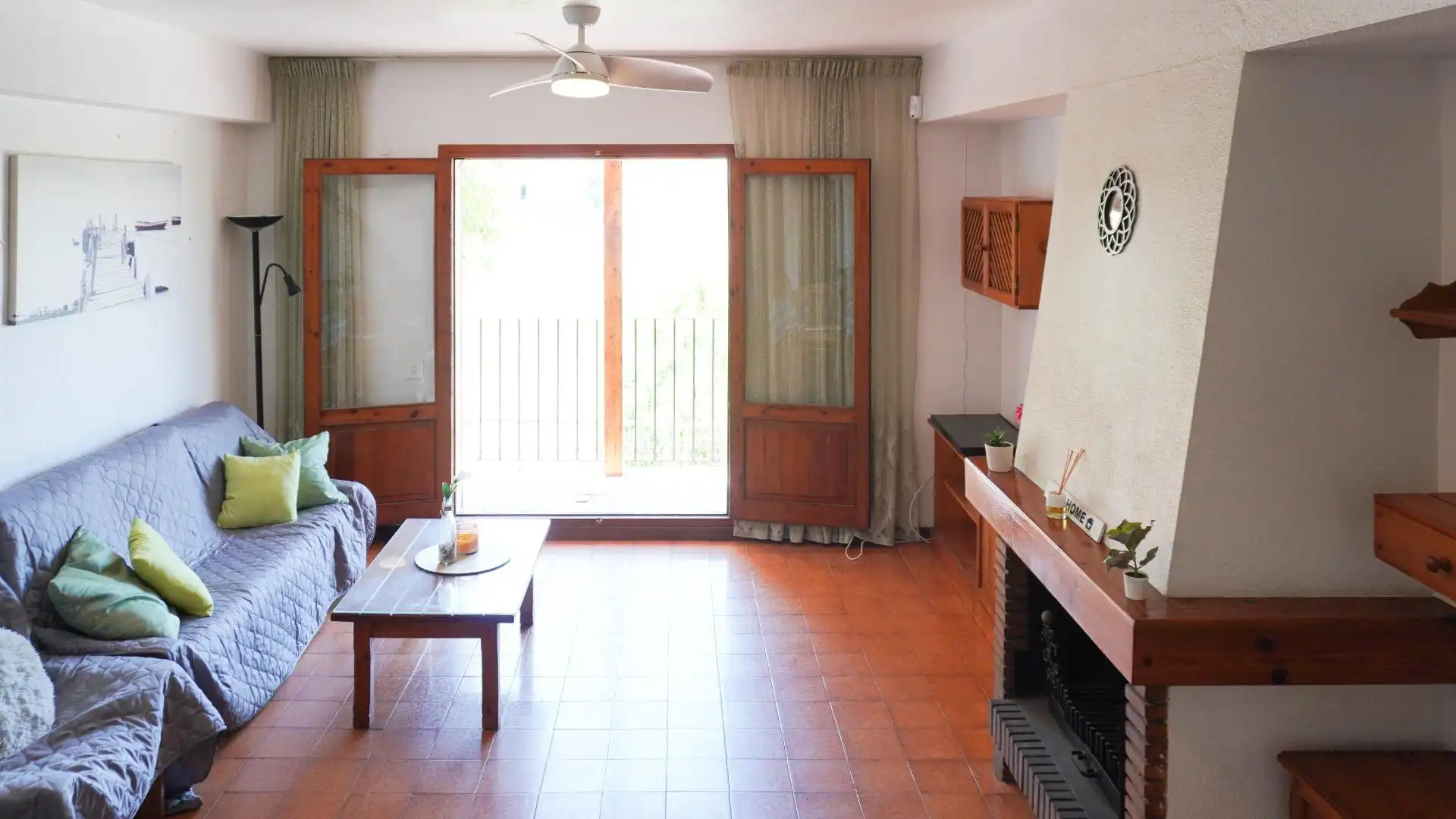 Wohnzimmer von Dachboden zum Verkauf in El Puig de Santa Maria mit Privatgarten, Terrasse und Balkon