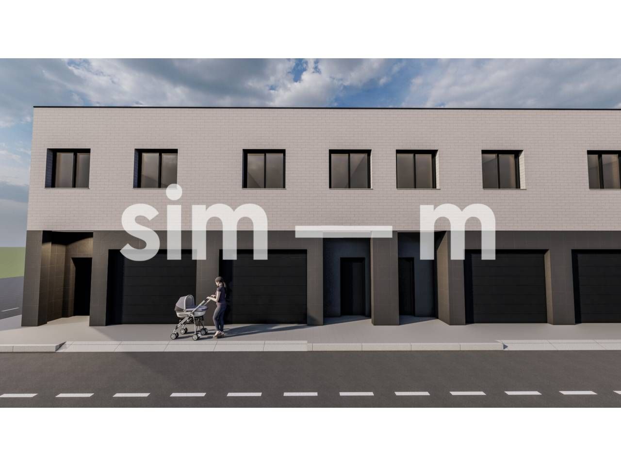 Vista exterior de Casa o xalet en venda en Manlleu amb Calefacció, Jardí privat i Terrassa