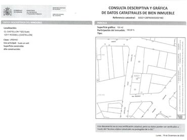 Wohnbaugrundstück zum Verkauf in Carrer Castelló 10