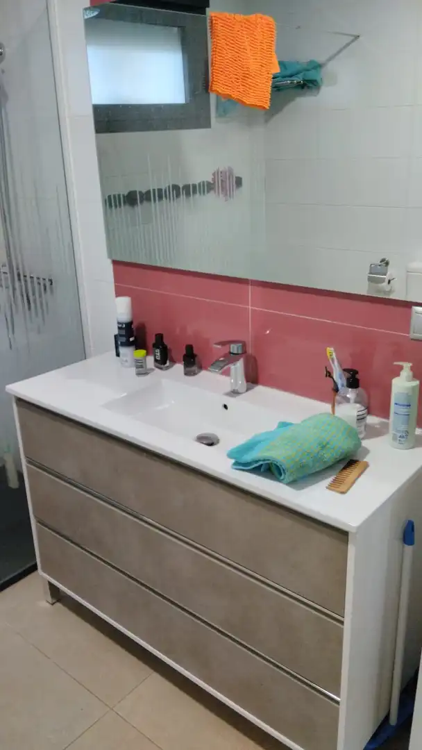 Bany de Casa o xalet en venda en Carrión de Calatrava amb Jardí privat, Terrassa i Piscina