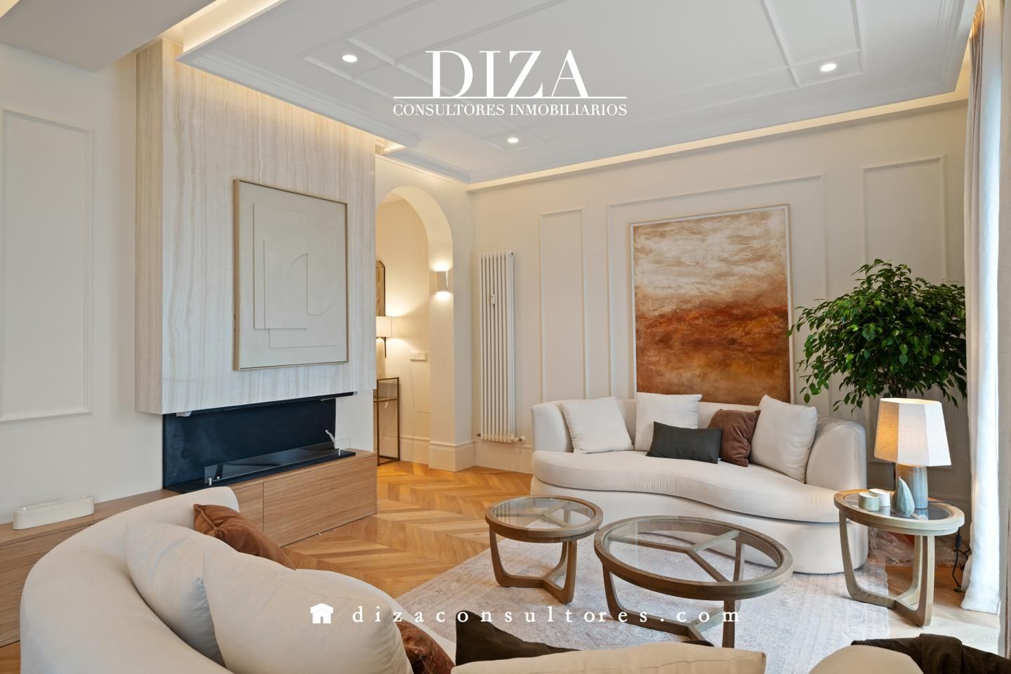 Sala de estar de Piso en venta en  Madrid Capital con Aire acondicionado, Calefacción y Trastero