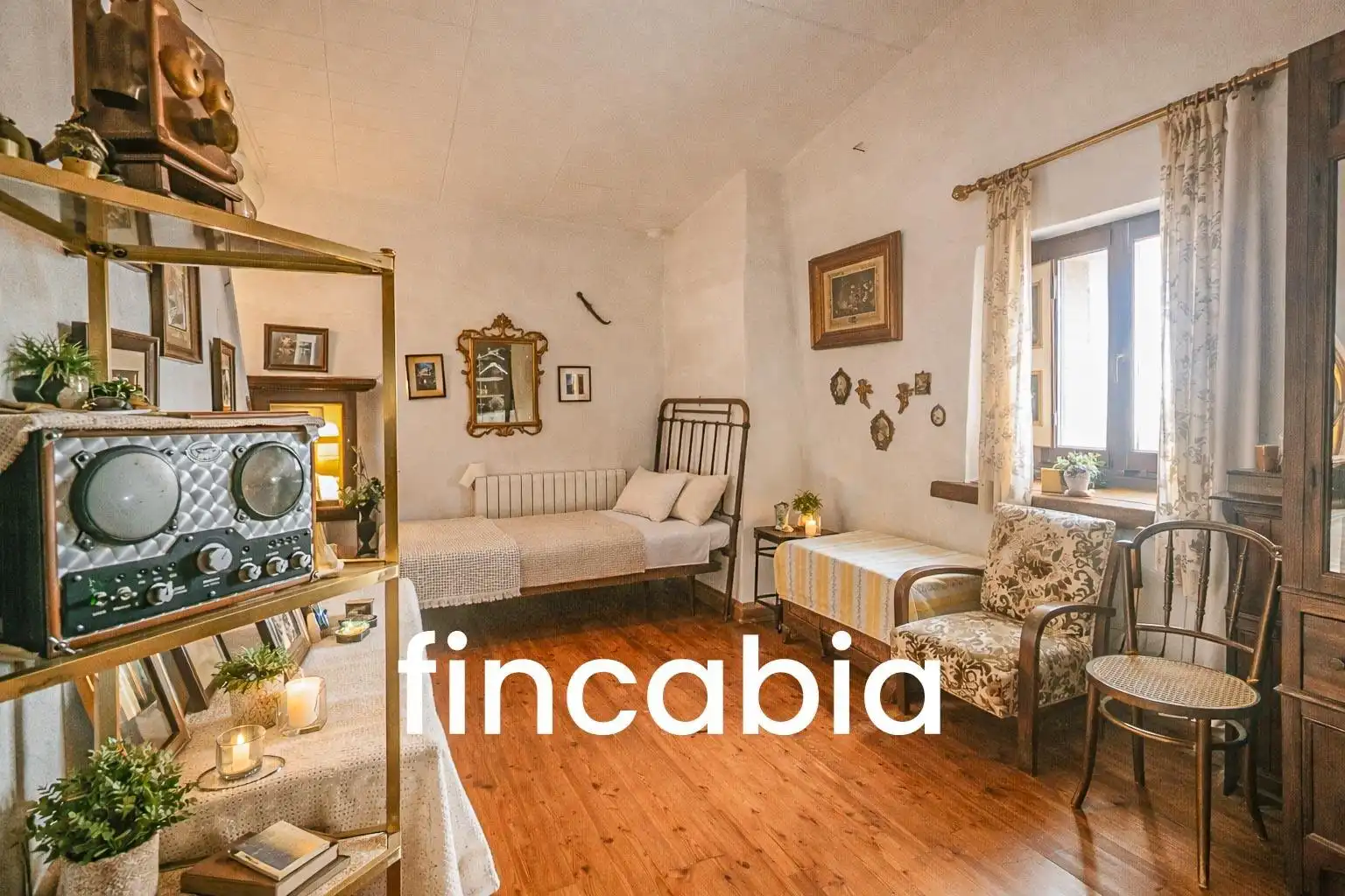 Sala d'estar de Casa o xalet en venda en Riudarenes amb Calefacció, Jardí privat i Terrassa