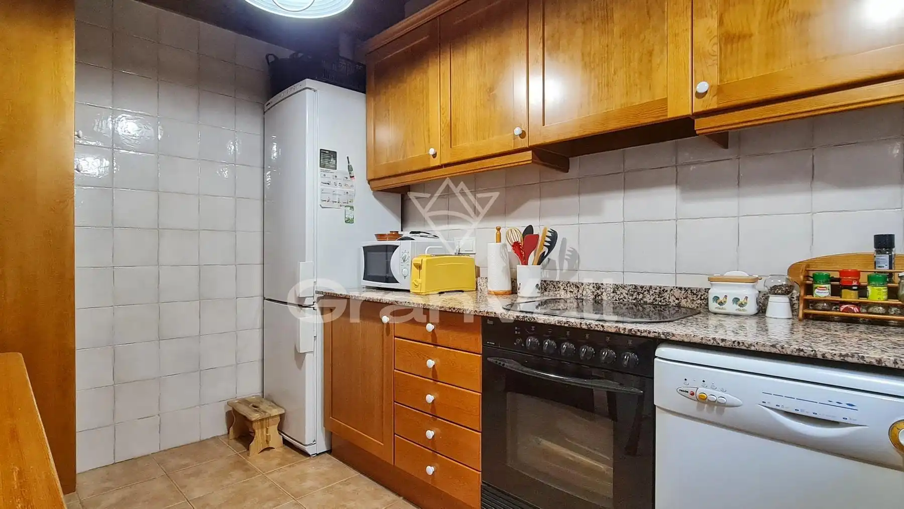 Cuina de Casa adosada en venda en Ger amb Calefacció, Jardí privat i Terrassa