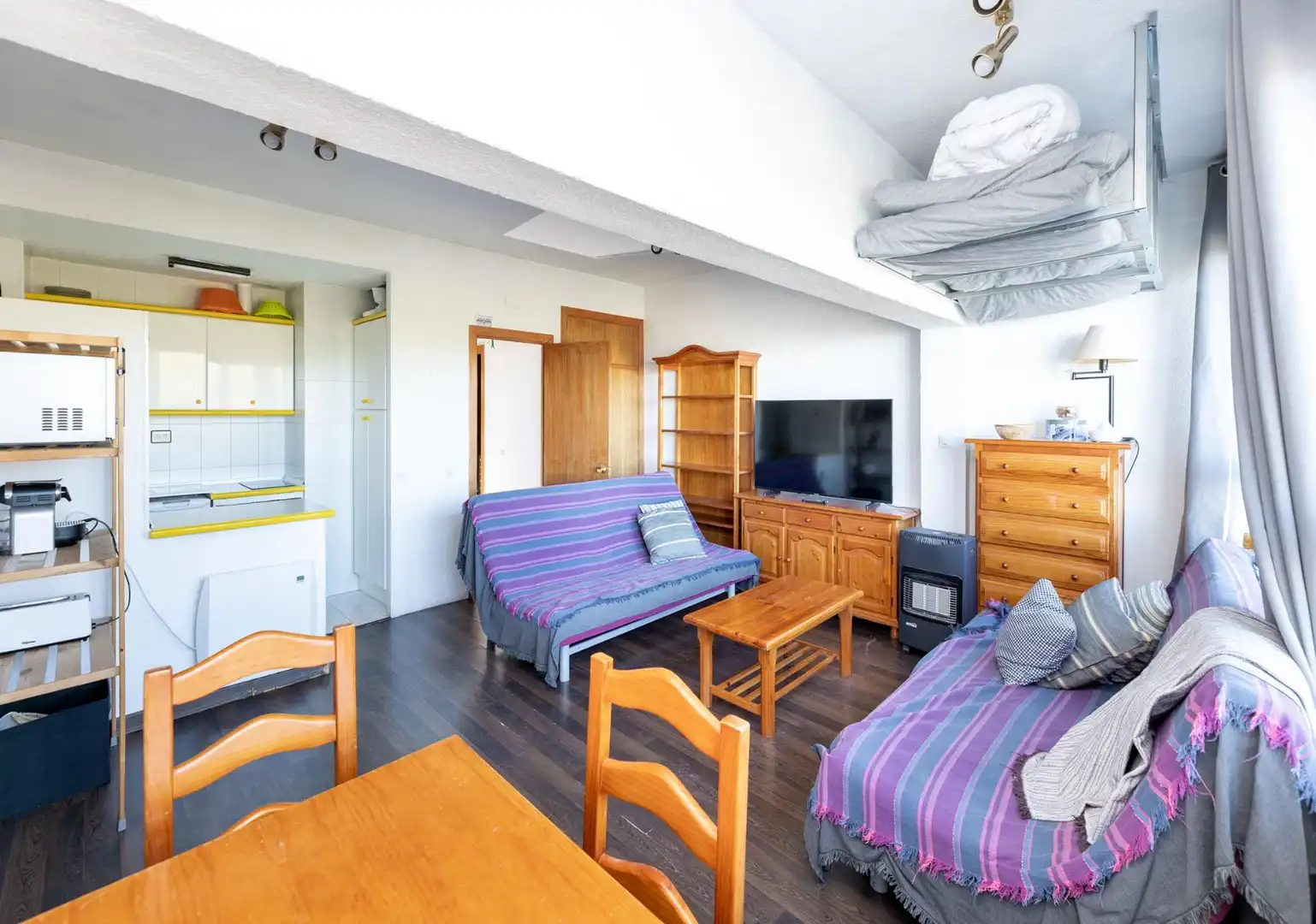 Sala de estar de Piso en venta en Sierra Nevada con Calefacción y Amueblado