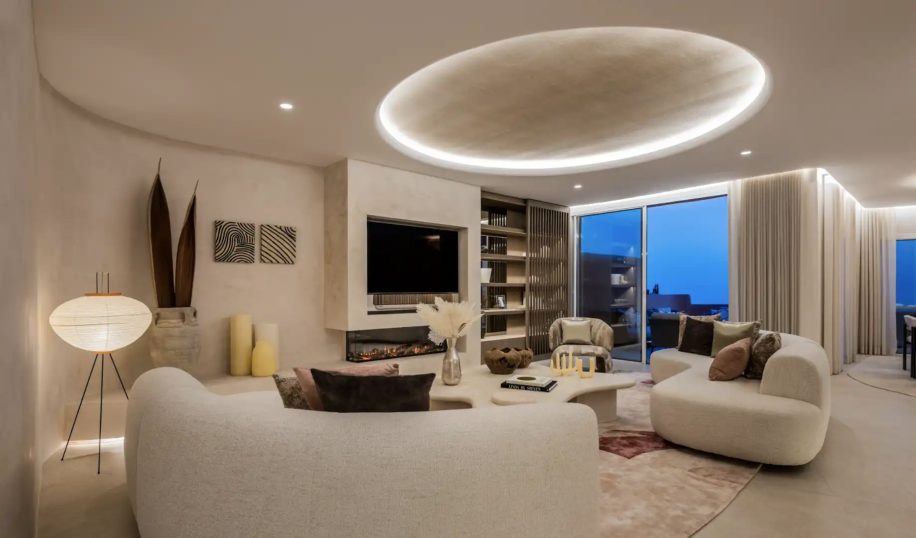 Sala de estar de Ático en venta en Marbella con Aire acondicionado, Calefacción y Terraza