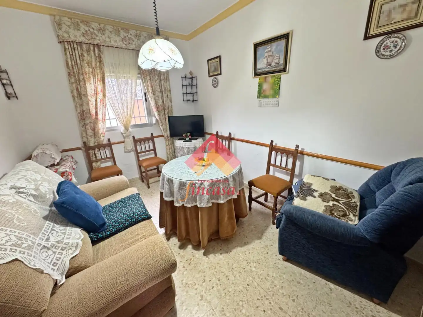 Sala de estar de Finca rústica en venta en Arriate con Calefacción y Jardín privado
