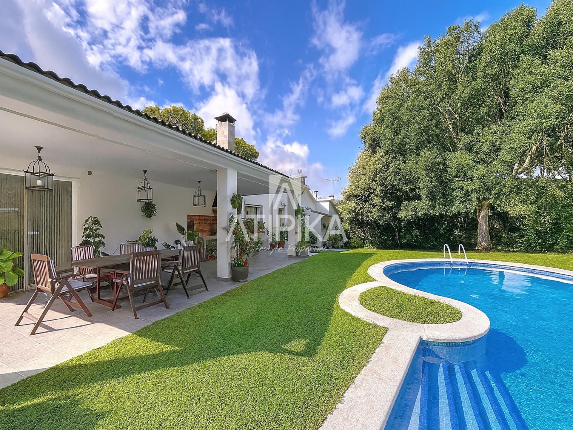 Garden of House or chalet for sale in Dosrius  with Heating, Parquet flooring and Terrace