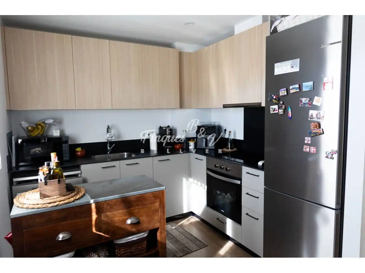 Cocina de Apartamento en venta en Bellver de Cerdanya con Aire acondicionado, Calefacción y Parquet