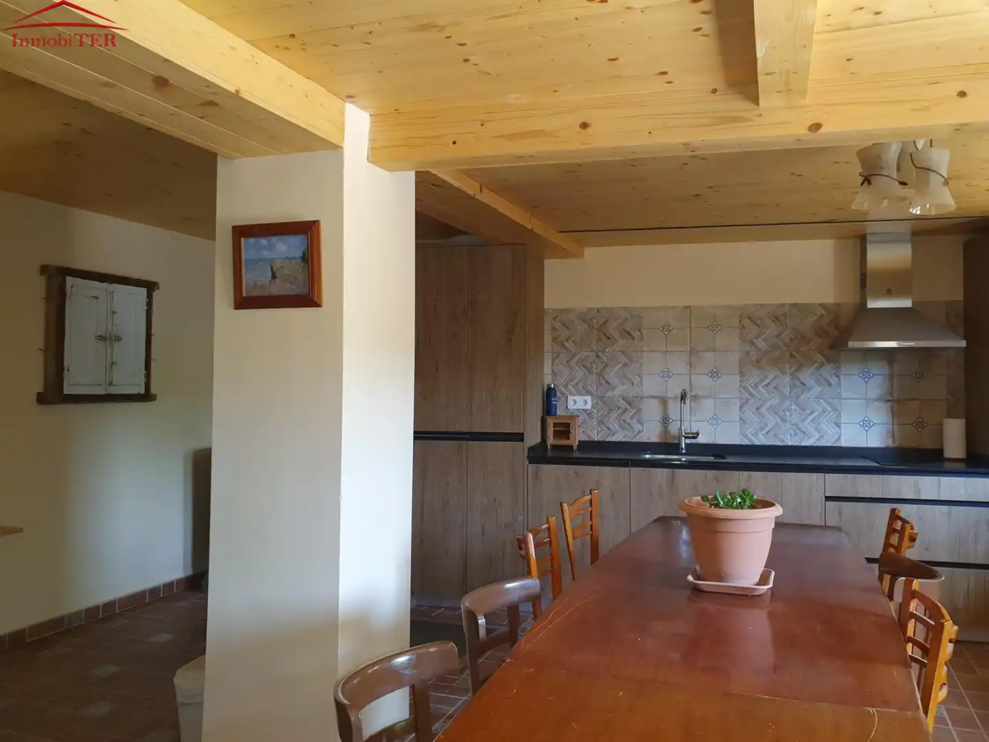 Cocina de Casa o chalet en venta en Rubiales con Calefacción, Jardín privado y Trastero