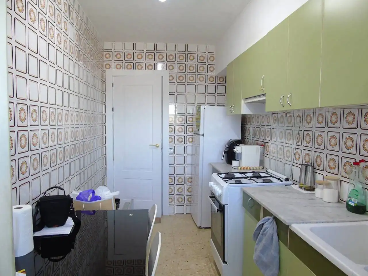 Küche von Wohnung zum Verkauf in Roda de Ter mit Heizung und Balkon