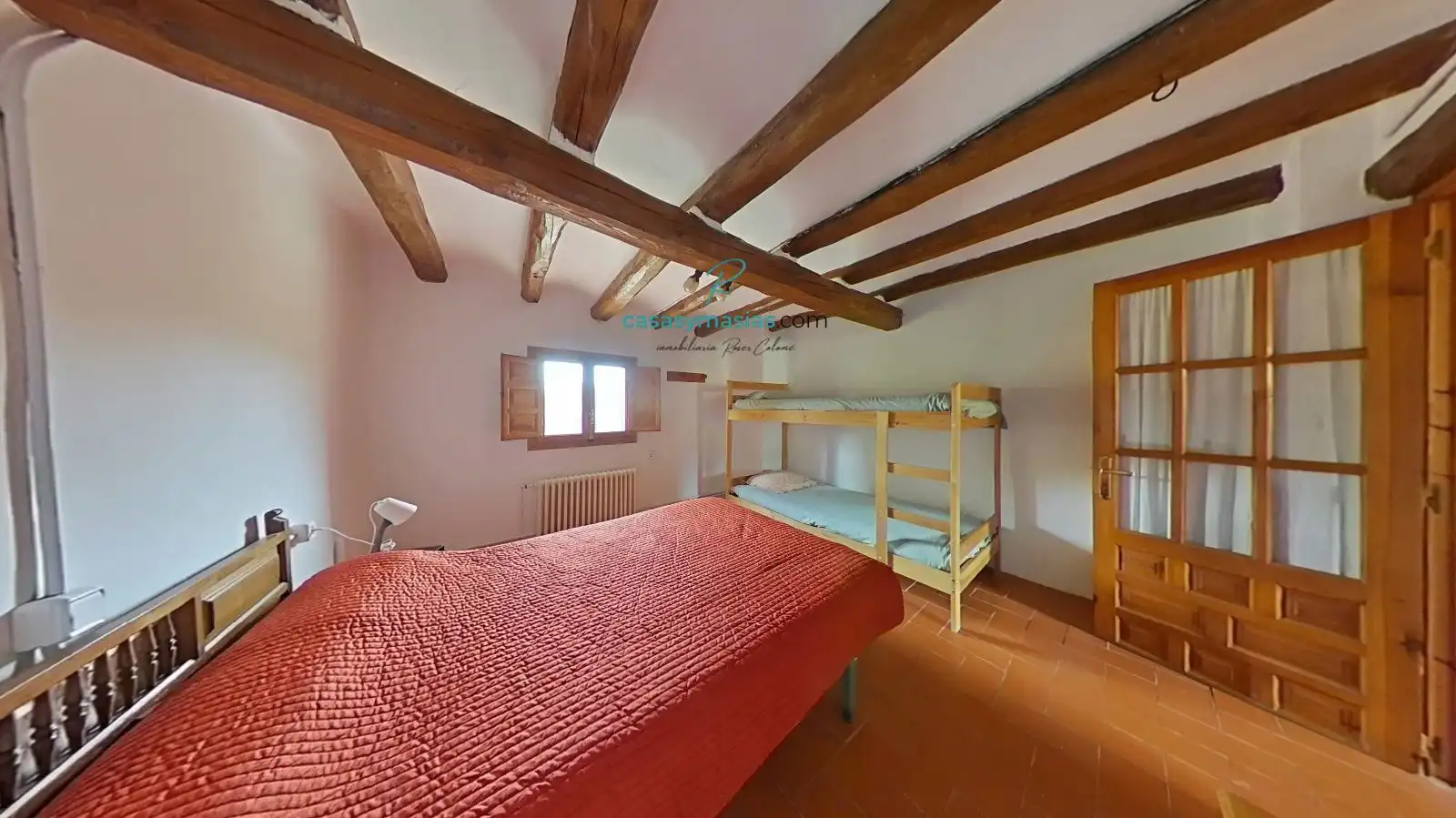 Dormitori de Finca rústica en venda en Sant Martí Sarroca amb Calefacció, Jardí privat i Parquet