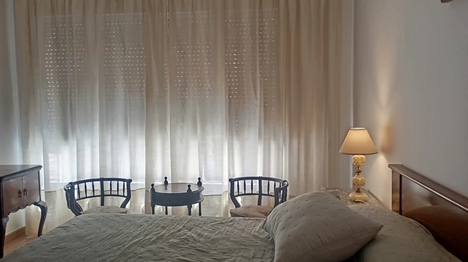 Bedroom of Flat for rent in Zaragoza  with Heating, Parquet flooring and Terrace