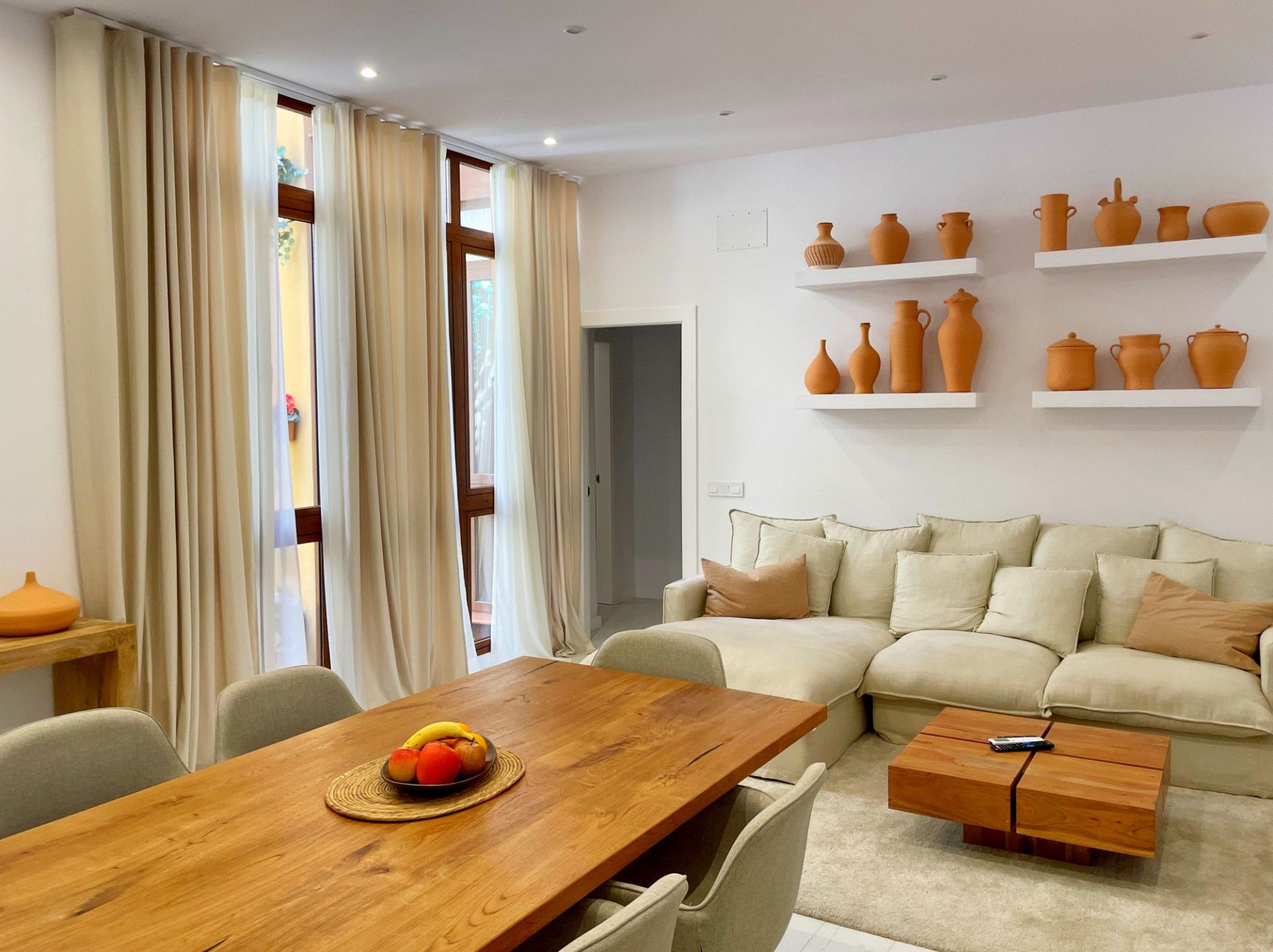 Sala de estar de Apartamento en venta en Málaga Capital con Aire acondicionado y Amueblado