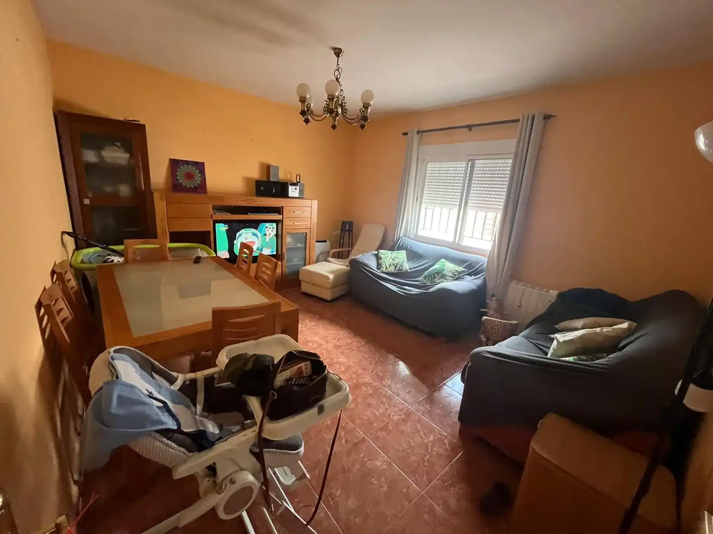 Wohnzimmer von Haus oder Chalet zum Verkauf in La Almarcha  mit Terrasse, Abstellraum und Möbliert