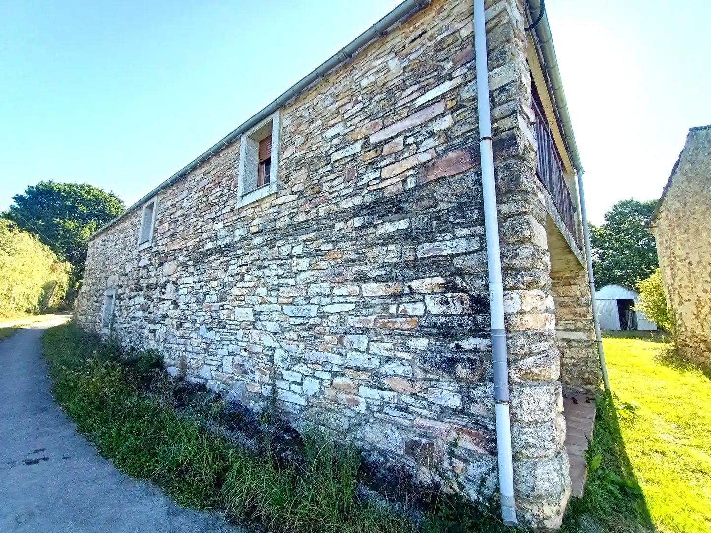 Vista exterior de Finca rústica en venta en Vilalba con Calefacción, Jardín privado y Terraza